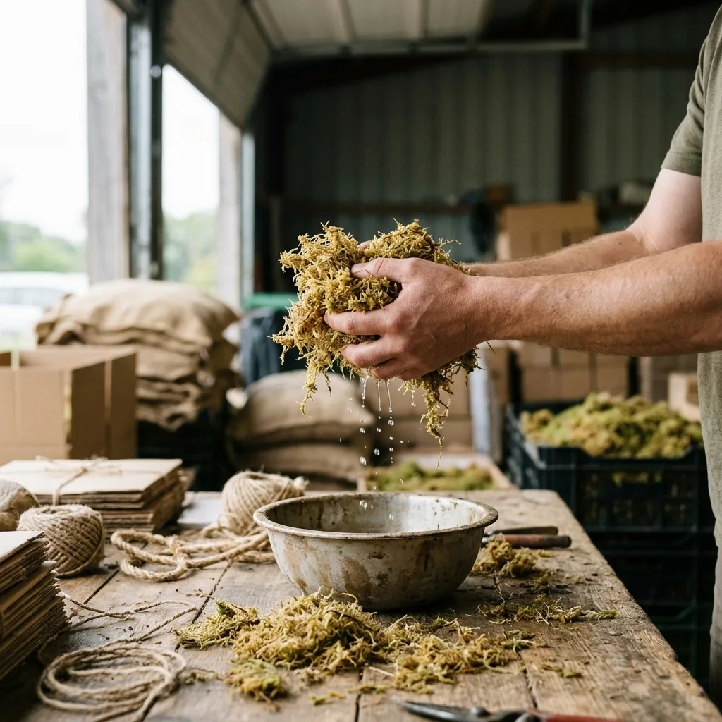 Sphagnum Moisture and Root Rot in Transit