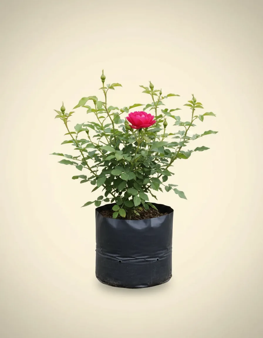 Rosa Gallica (Rosa gallica) live botanical specimen