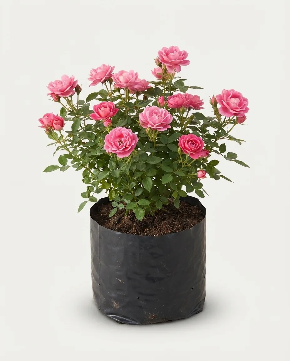 Rosa Hybrida Chinese Tea (Rosa hybrida) live botanical specimen