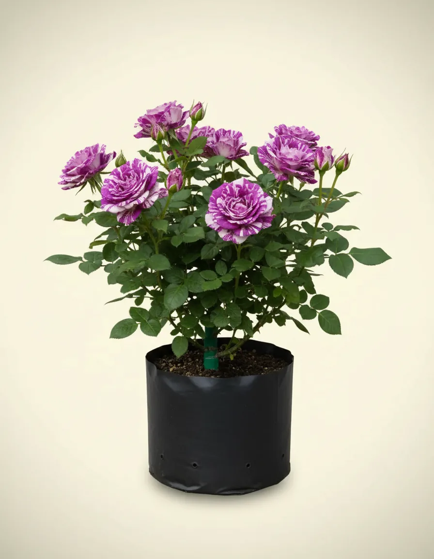 Rosa Purple Rainbow (Rosa purple) live botanical specimen
