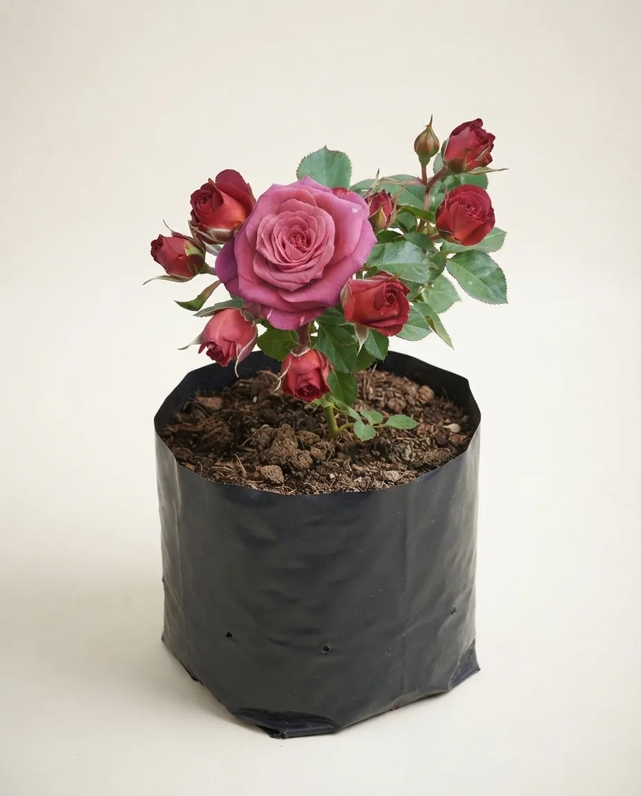 Rosa Red Chocolatos (Rosa red) live botanical specimen